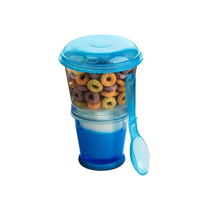 

Wholesale Multipurpose Travel Portable 20oz Yogurt Tumbler Food Container Storage Breakfast Drink Snack Cereal On the Go Cups, Customized color acceptable