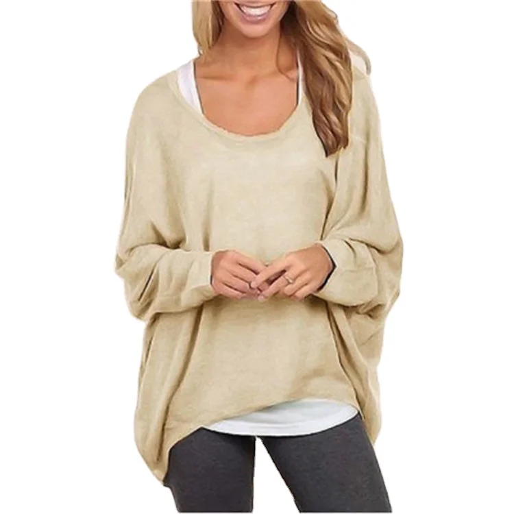 

Free Sample Women'S Sweater Loose T-Shirt Women'S Multicolor Sweater Long Sleeve Sweater, Optional