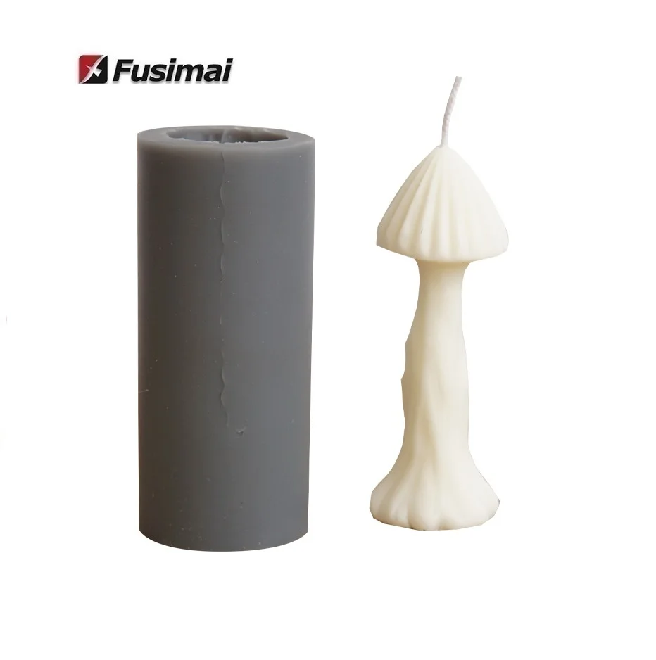 

Plant Agaric Aromatherapy Candle Silicone Mold Simulationlovely Mushroom Shaped Silicone Mold Of Candle, Customized color