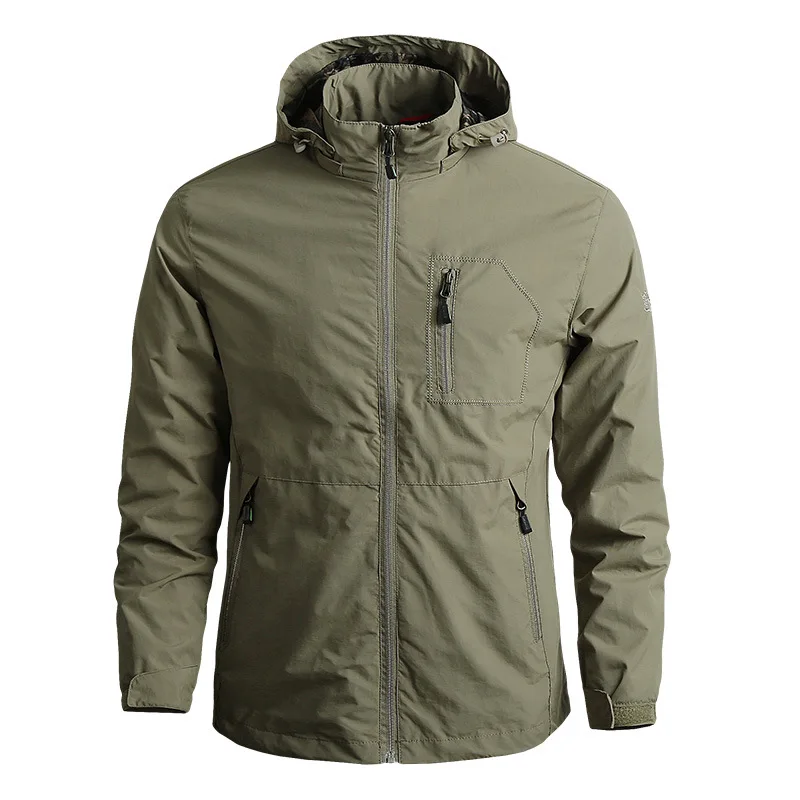 

Wholesale Men's Jacket Spring and Autumn Single Layer Thin Windproof Waterproof Outdoor Men's Jacket