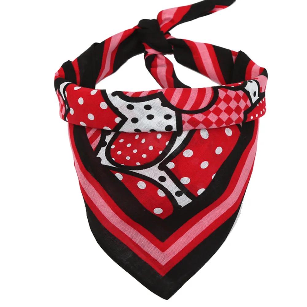 

Custom Print Bandanas Cotton Triangular Pattern Kerchief Christmas Collar Cool Pet Dogs Scarfs