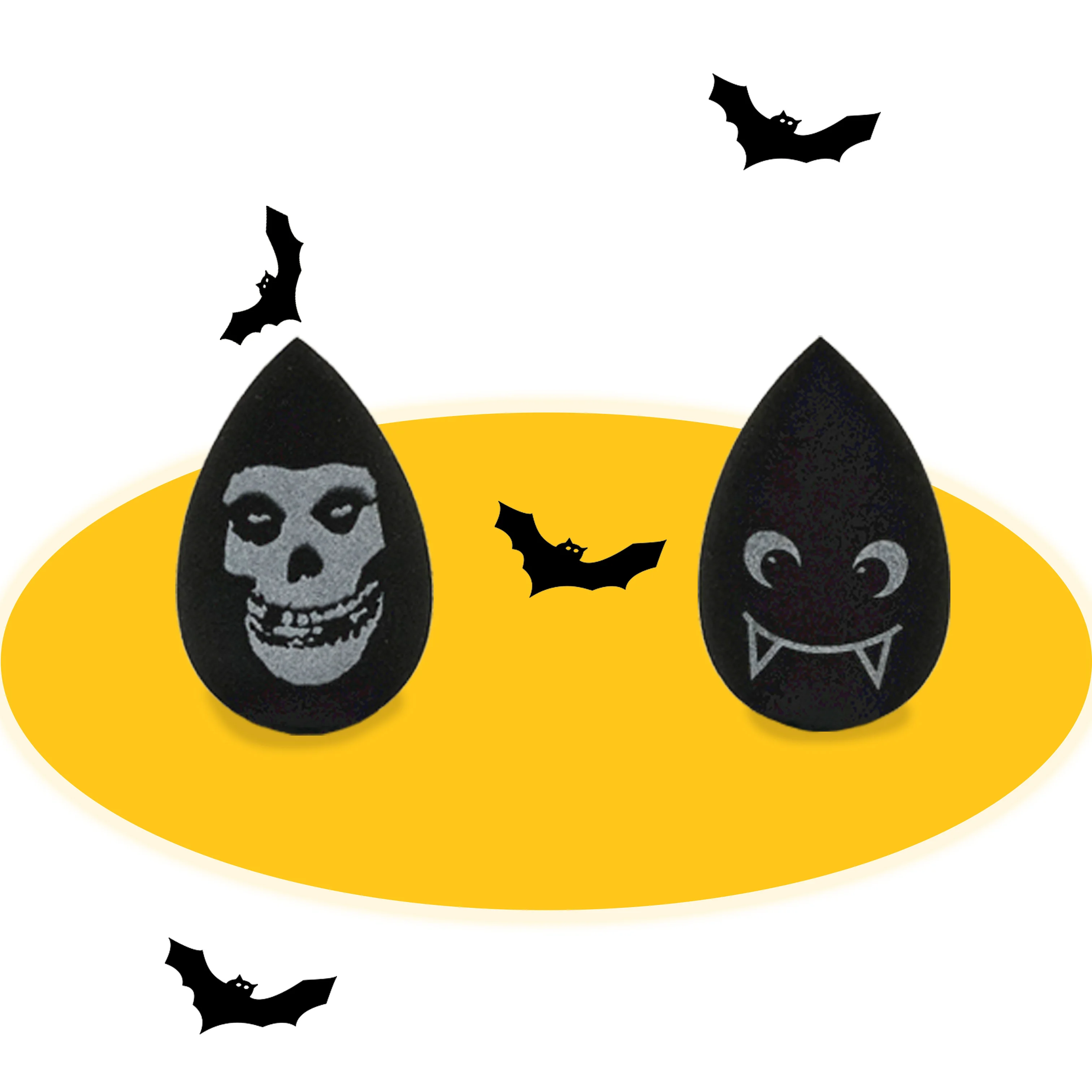 

Hallowmas/Halloween Decoration Custom Makeup Sponge Shadow Shape Latex Free Custom Pumpkin Makeup Beautiful Sponge, Multiple colors for customization