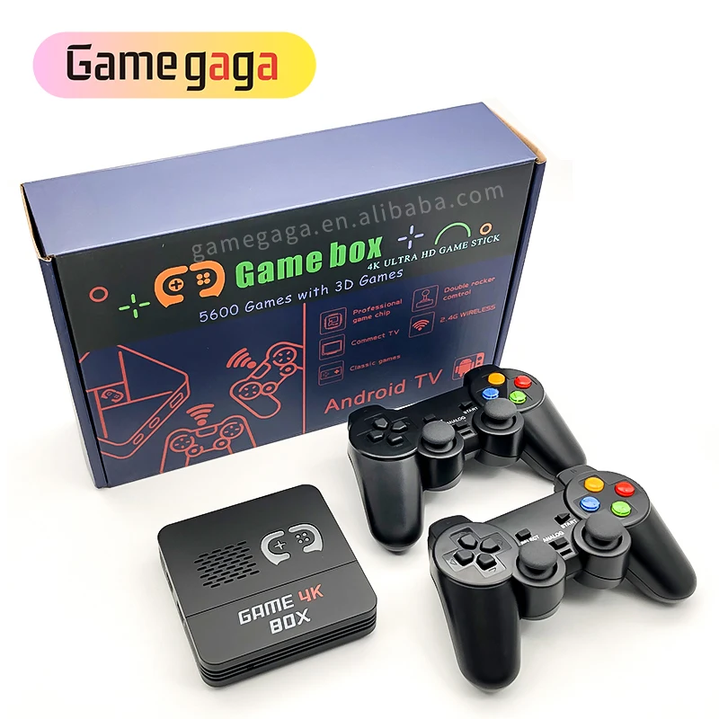 

i5 4K Game Box Dual System 32/64/128GB Built in 5600/9000/10000 Games Retro Video Game Console TV Gaming Box For N64/PSP/SFC