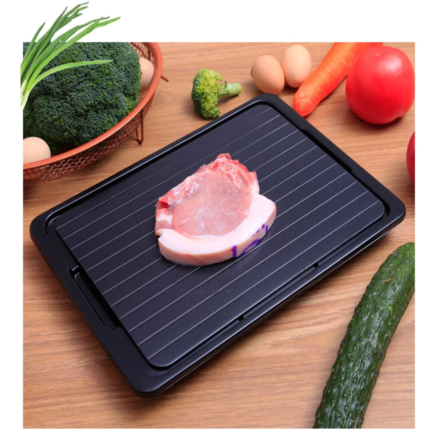 

Meat Rapid Defrosting Tray Set For Goat Meat Halal Seafood Mussels Pork Jowl Fillet Frozen Chicken Tilapia Squid Thaw Plate