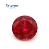 loose stone red corundum 1.0mm~3.0mm synthetic ruby gemstone
