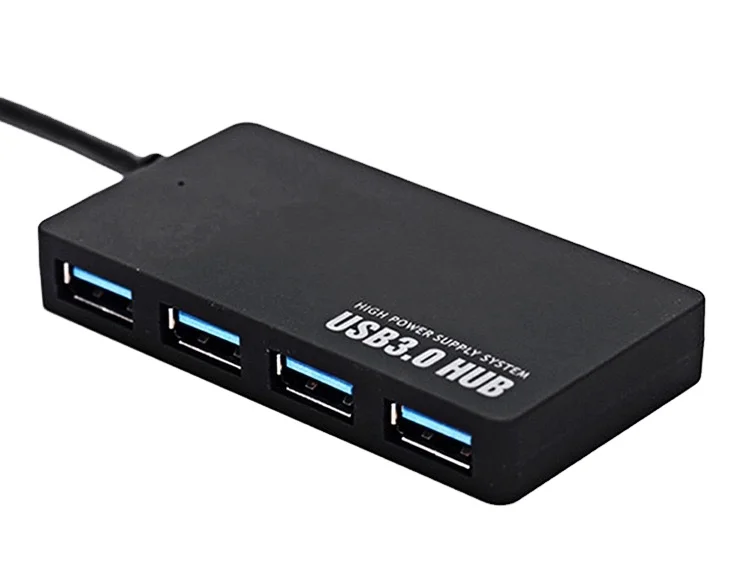 

Wholesale 10Gbps USB 3.1 type C 4 in 1 Docking Station 4 ports Slim USB HUB for Computer, Black