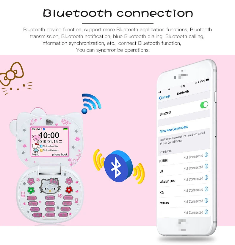 Hot Flip Mini Smallest Mobile Phone K688 For Kids Girls Gsm Dual Sim