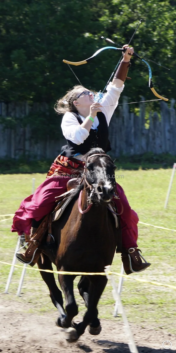 Alibow Turkish Fiberglass Bow Archery Short Hunting Bow For Horseback