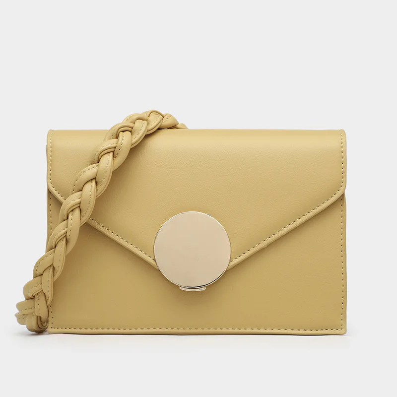 

square designer bags for women with flap pu vegan leather mini chain custom crossbody bag