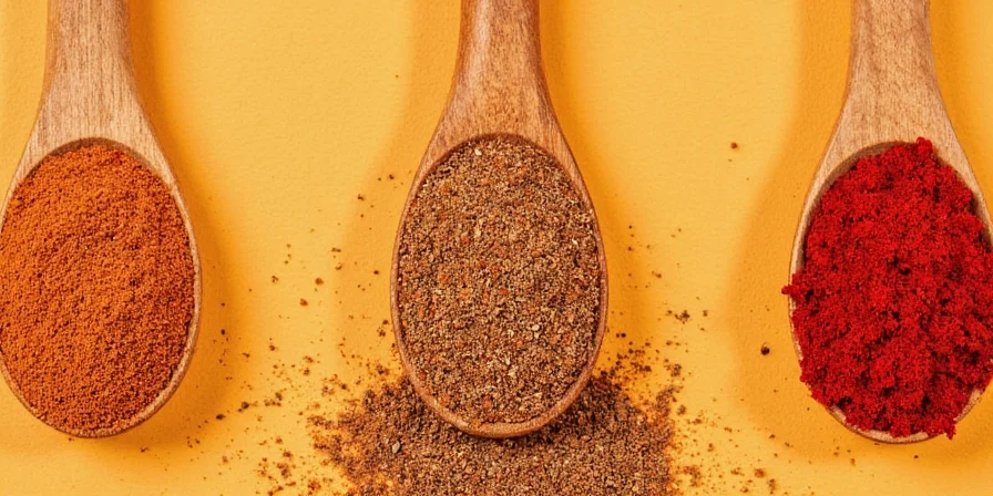 Spice pairing chart for acidic foods