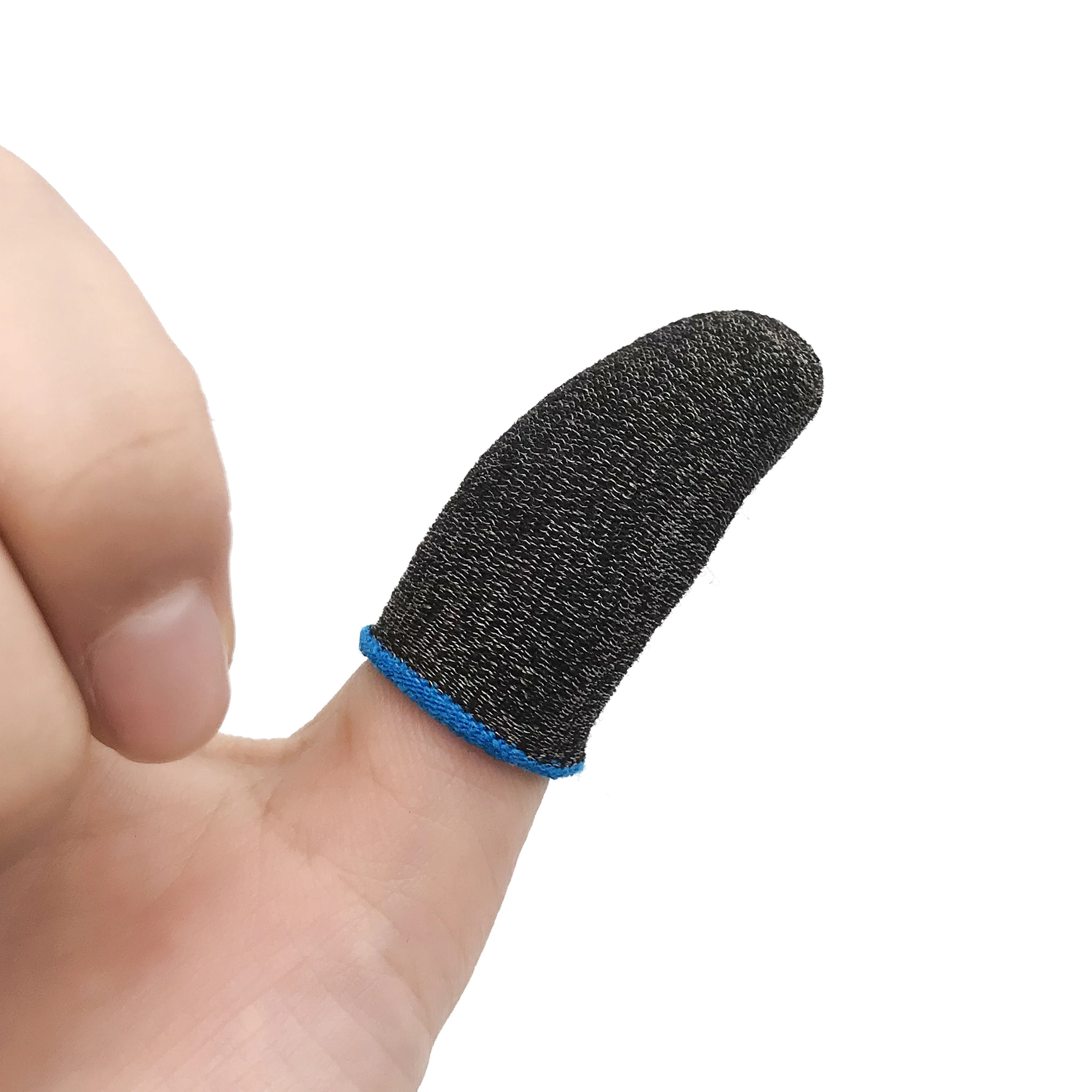 

Shenzhen manufacturer mobil finger sleeve gamer gloves skin-friendly finger sleeves, Custom colors