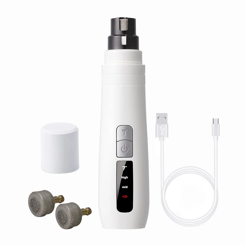 

Amazon Wholesale Custom Logo USB Typy C Rechargeable Pet Nail Grinder