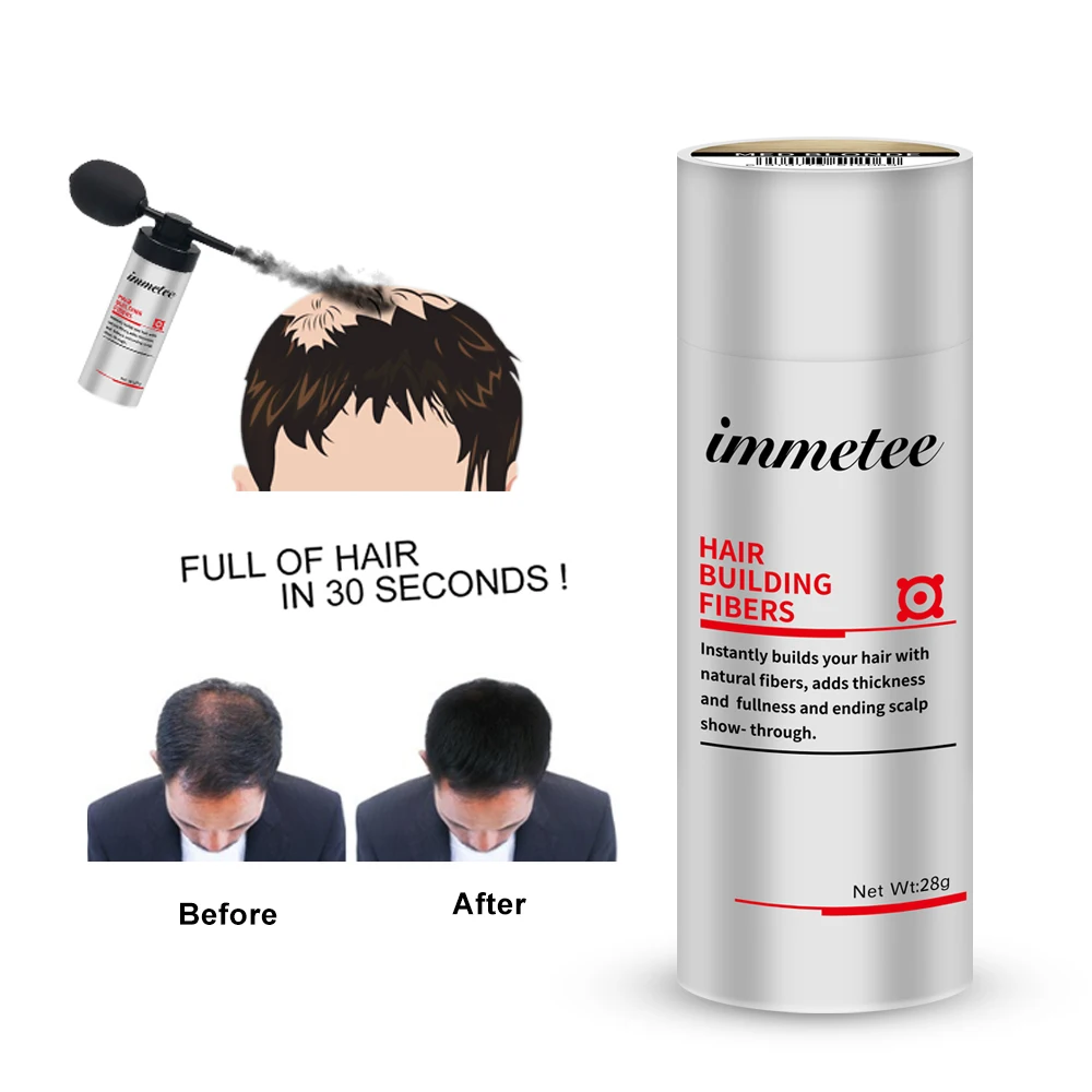 

IMMETEE Free Sample Hair Building Fibers Powder Styling Product Hair Fibers