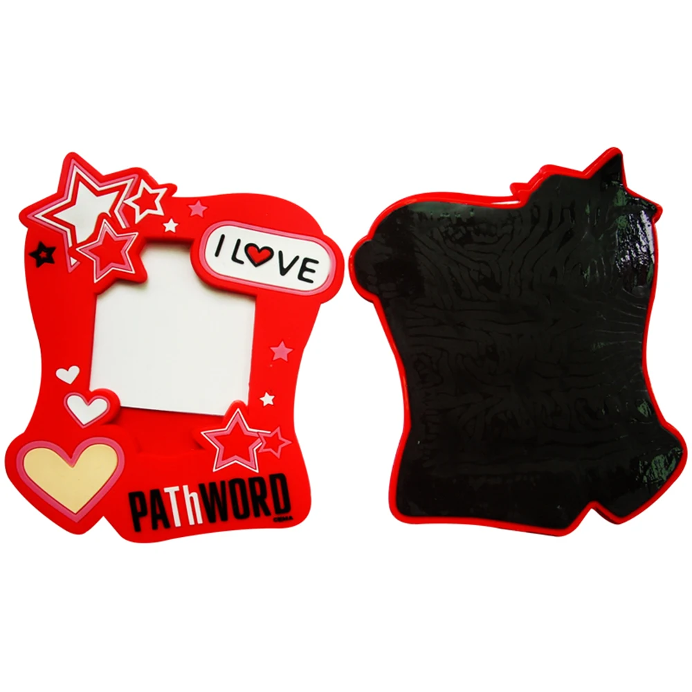 

High-grade advertising gift soft pvc photo frame / PVC magnet photo frame
