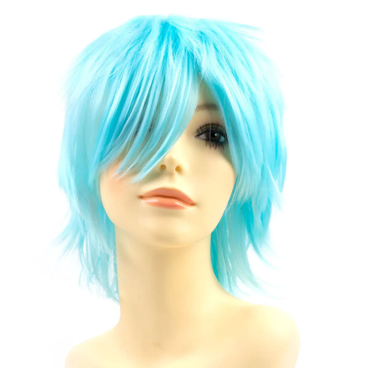 

Halloween Hair Accessory The Cheapest Machine Made Wig Wigs Synthetic Cosplay Anime Wigs, Colored as coloring or customiation