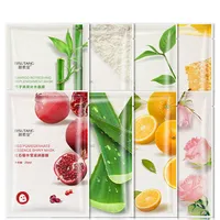 

Private label korean skin care facial sheet mask natural plant fruit extract moisturizing face mask