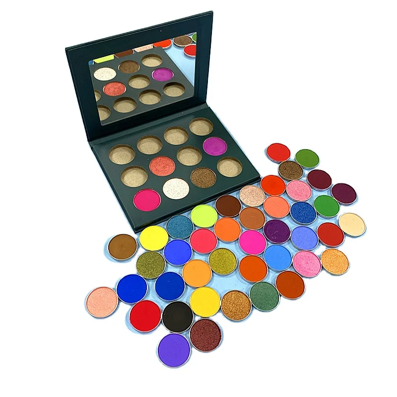 

OEM ODM custom cosmetic makeup high pigment 12colors DIY eyeshadow palette private label