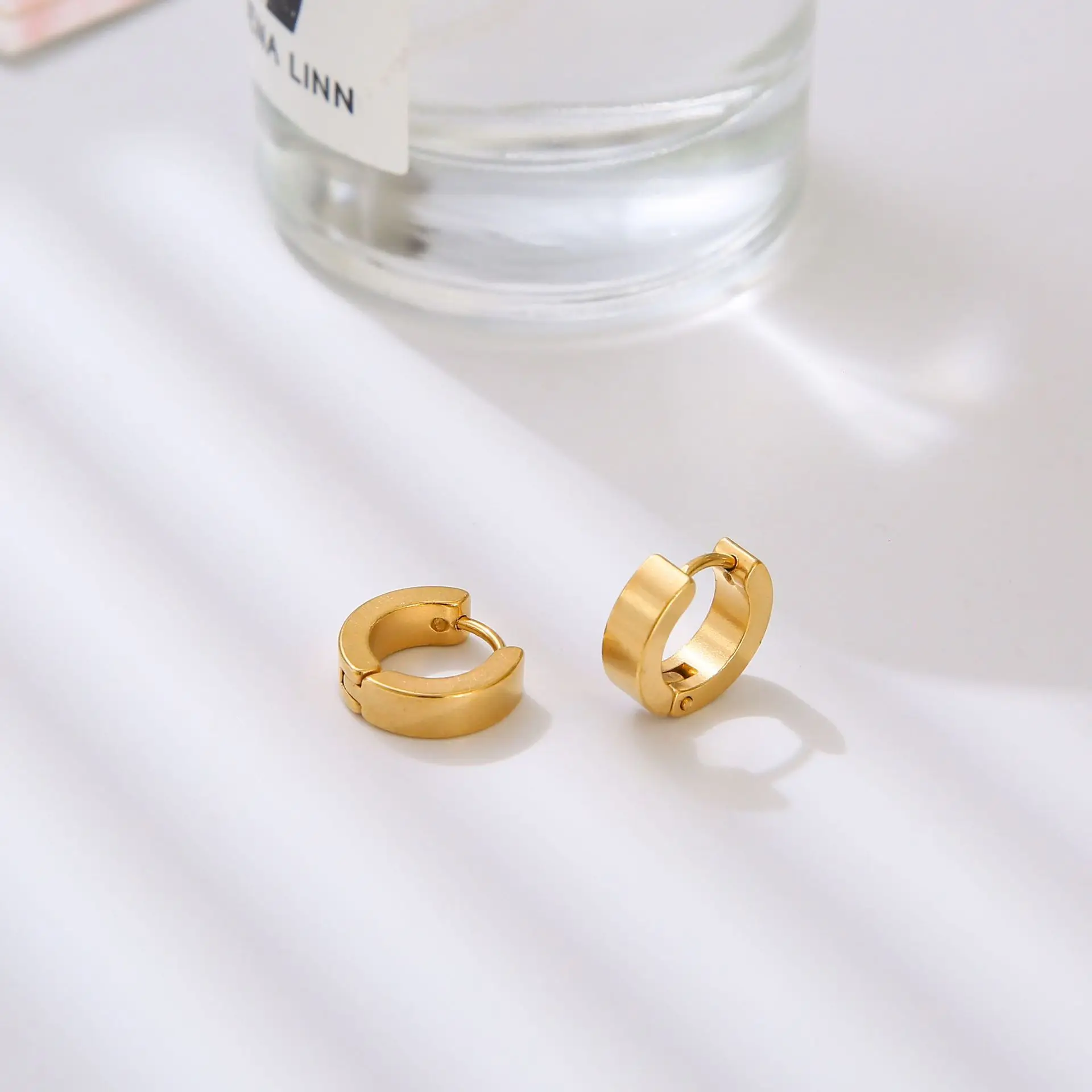 

Wholesale Price Stainless Steel Boy Earring Trendy Unisex Earrings Men Jewelry Gift Trend Hoop Earring