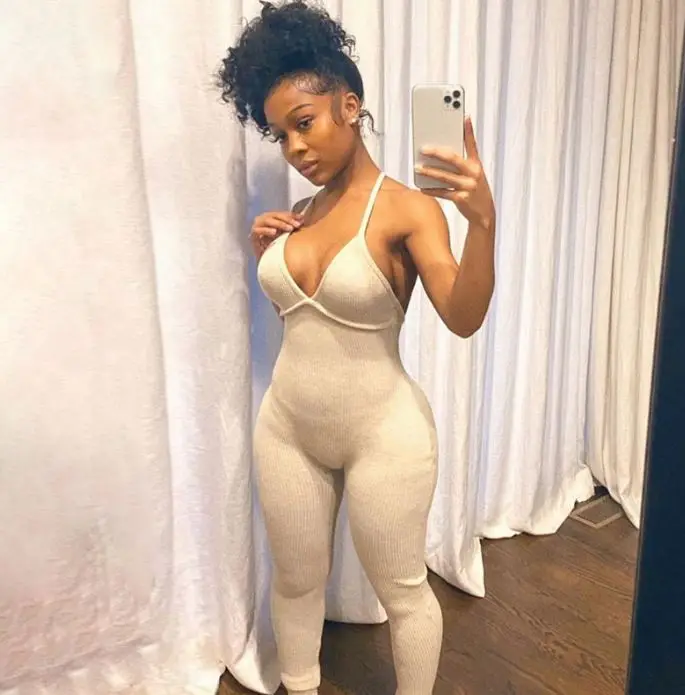 

2021 New arrival summer sexy backless tight jumpsuit Casual jumpsuit for women summer, As pictures