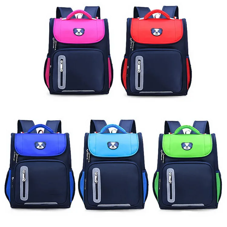 

New Waterproof Child Book Bag Durable Boy girl School Bags for Kid Student, Blue, red, green, rose red