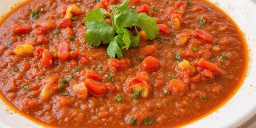 Table showing key sofrito ingredients and their roles