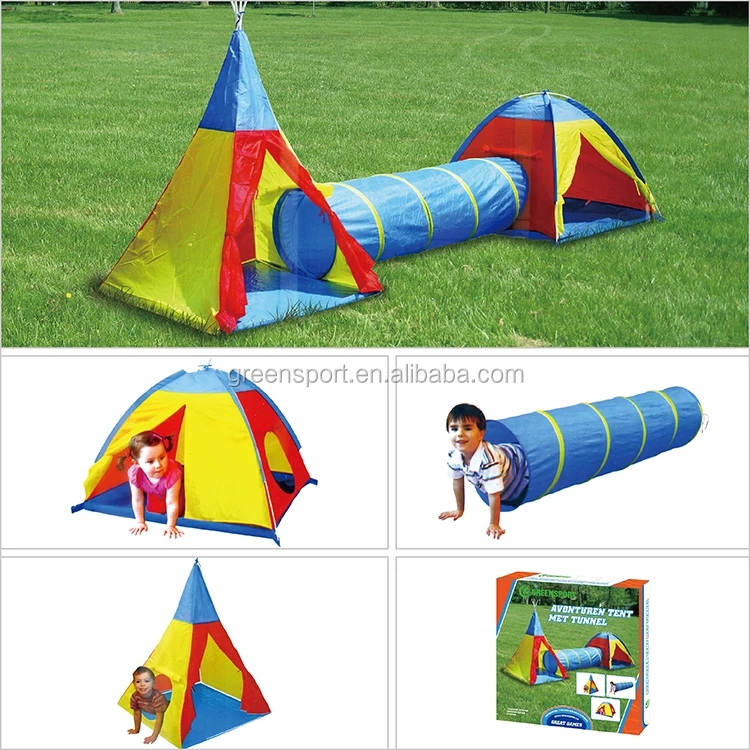 Hot Selling 3pcs Avonturen Outdoor Tents Children Tent With Tunnel Pagoda Dome Tent - Buy Dome Tent,Outdoor Tents,Children Tent on Alibaba.com