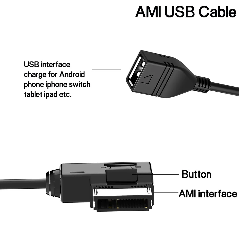 añadir conversión Tesauro De Audio Interfaz De Música Ami Mmi Cable Usb Para Audi A4 / S4 / A6 / S6 /  A8 / S8 / Q5 / Q7 - Buy Audi Ami Usb Hembra