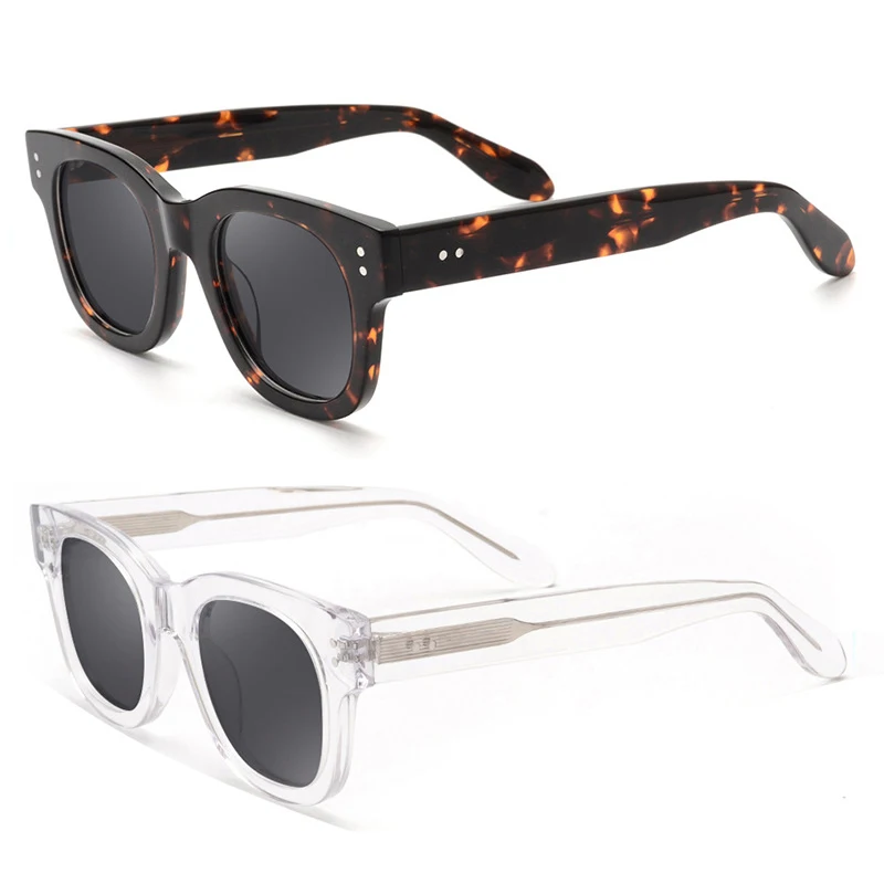 

HBK lunettes-soleil square vintage TAC Polarized lenses sunglasses women 2021 men shades acetate frame