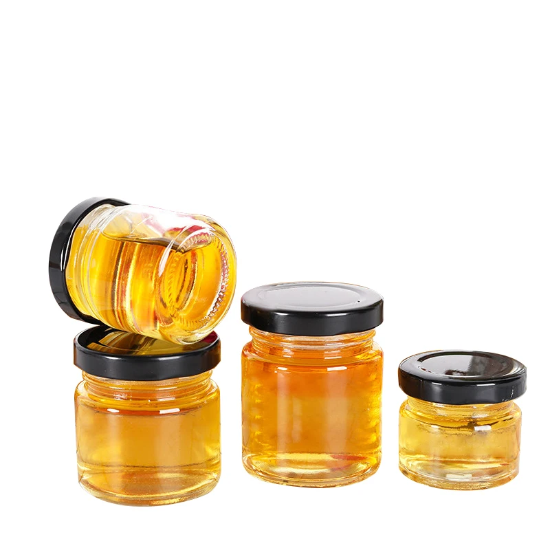 Wholesale 20ml Round Glass Bottle Small Mini Honey Jam Jar Glass Buy