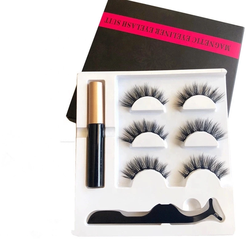 

Wholesale Eyelash Vendor Customized Boxes 3D Mink Magnetic Eyelashes Grow Serum Private Label Dropshipping Magnet Eyelashes