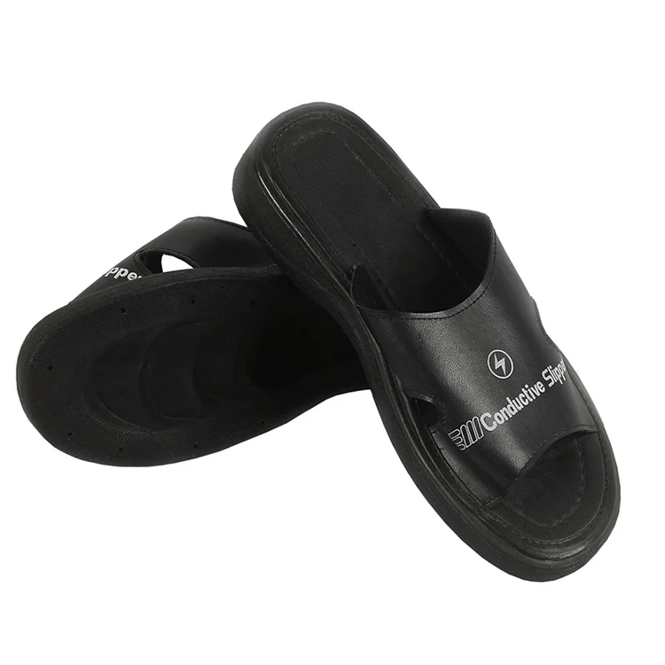 

Men Sandals Slipper Leather Upper Slippers Beach Sandal