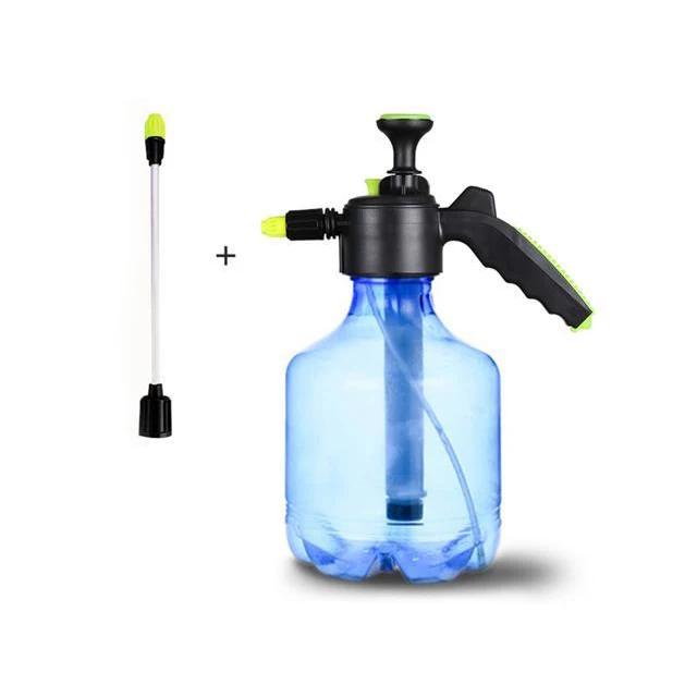 

3 Liters plastic garden pump trigger airless paint sprayer bottle, Blue/green