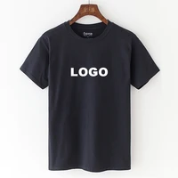 

China Manufacture Wholesale Mens Blank 100% cotton Short Sleeve tshirts High Quality Plain Custom Logo Printed Black t shirts