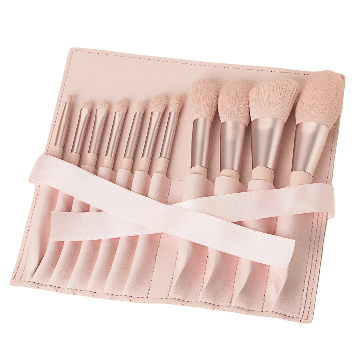 

Makeup Brush Set 11pcs Premium Cosmetic Brush for Foundation Blush Concealer Eyeshadow eyebrow highlight Pink Make up brush