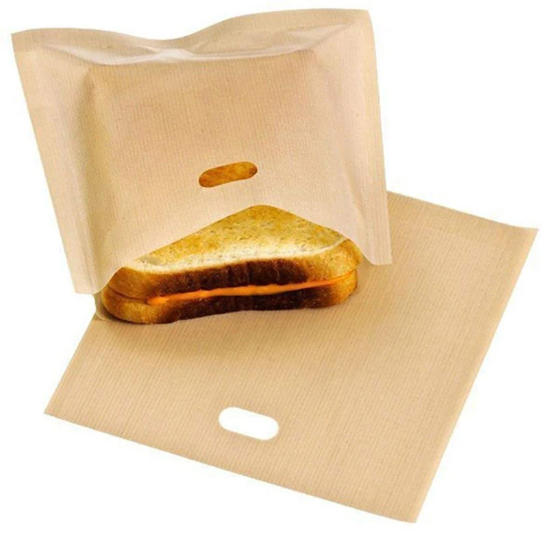 

Woolworths Tesco Toastie Pockets Sleeves Egg Pouch Grilled Cheese Sandwich Reusable Toaster Bag, Any colors, like black, brown, beige