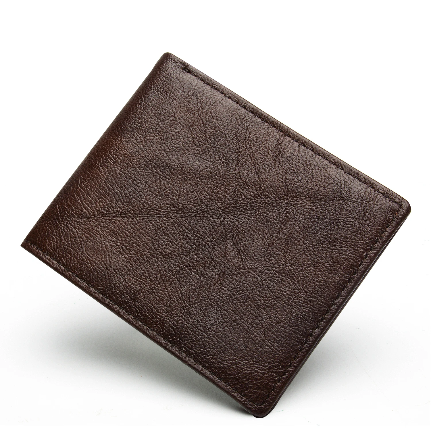 

F 2031 Custom Newest Design Mens Leather Wallet, Brown, coffee
