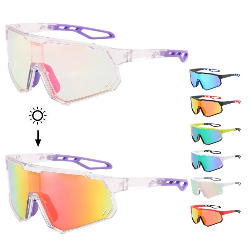 UV400 Polarized Men's Photochromic Cycling Sunglasses MTB Road Bike Eyewear Sports & Outdoor Bicycle Eyewear for Women
