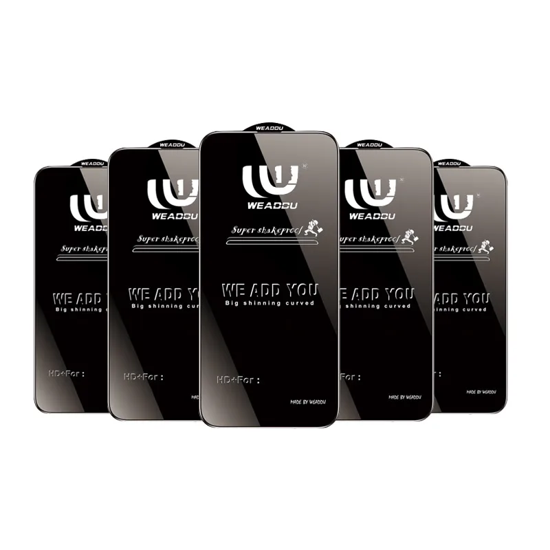 

WEADDU full cover tempered glass screen protector for iphone 13 12 pro max mini tempered glass screen protector for iphone 13