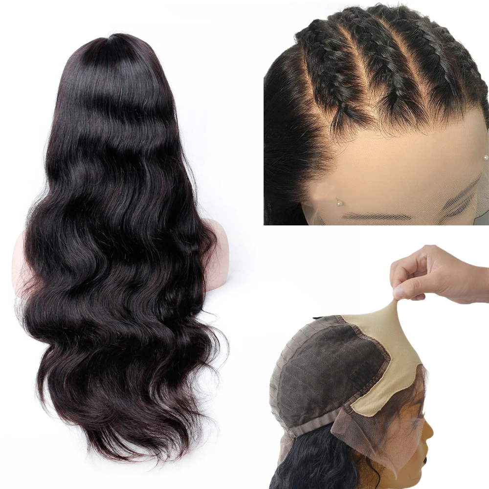 

Body Wave Fakee Scalp Wig 13x6 Lace Front Human Hair Wigs for Black Women Brazilian Remy Glueless Pre Plucked With Baby Hair