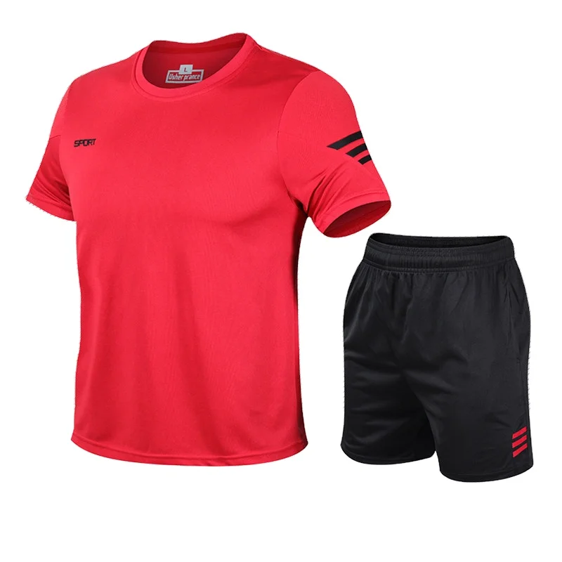 

Wholesale Casual Male's Shorts Set Custom Men's Short Sets Two Piece