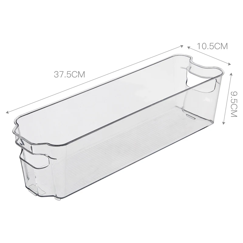 

Refrigerator organizer thin storage container fridge organization box, Transparent