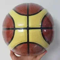 

Professional 12 panels Standard Size 7 PU Leather Custom logo Molten GG7 Basketball for Match ball