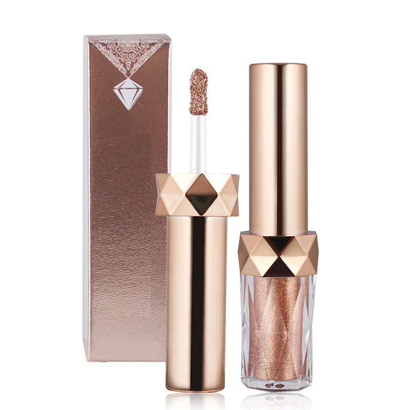 

Beauty makeup 6 colors shimmer liquid eyeshadow long lasting private label metal liquid glitter eyeshadow