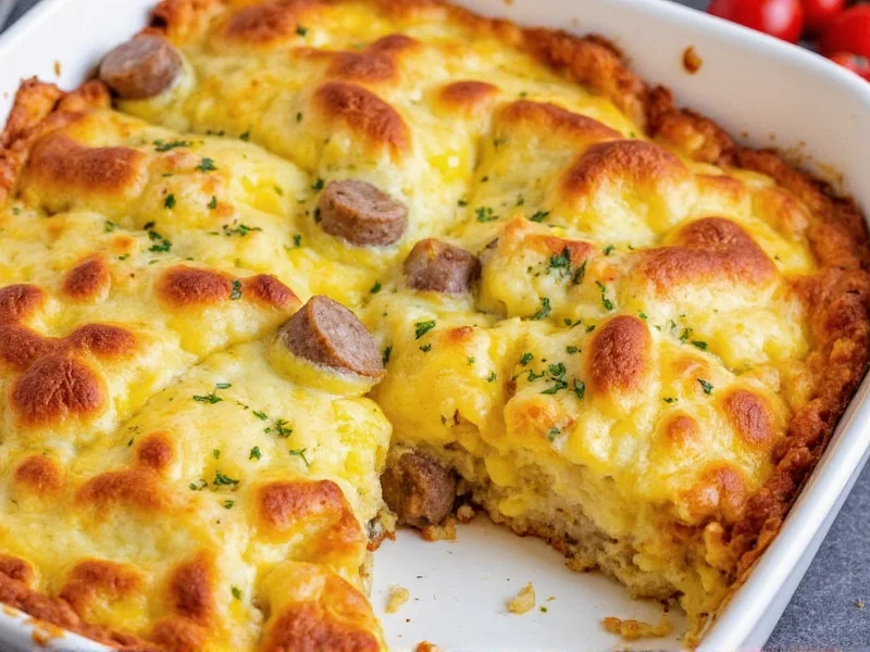 Perfect Sausage Egg Bake Recipe: Easy Breakfast Casserole