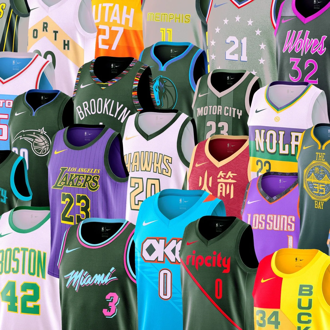 

WHOLESALE HIGH QUALITY CUSTOM N.B.A BASKETBALL JERSEY FOR 30 TEAMS SUBLIMATION IN-STOCK N.B.A JERSEYS, Picture