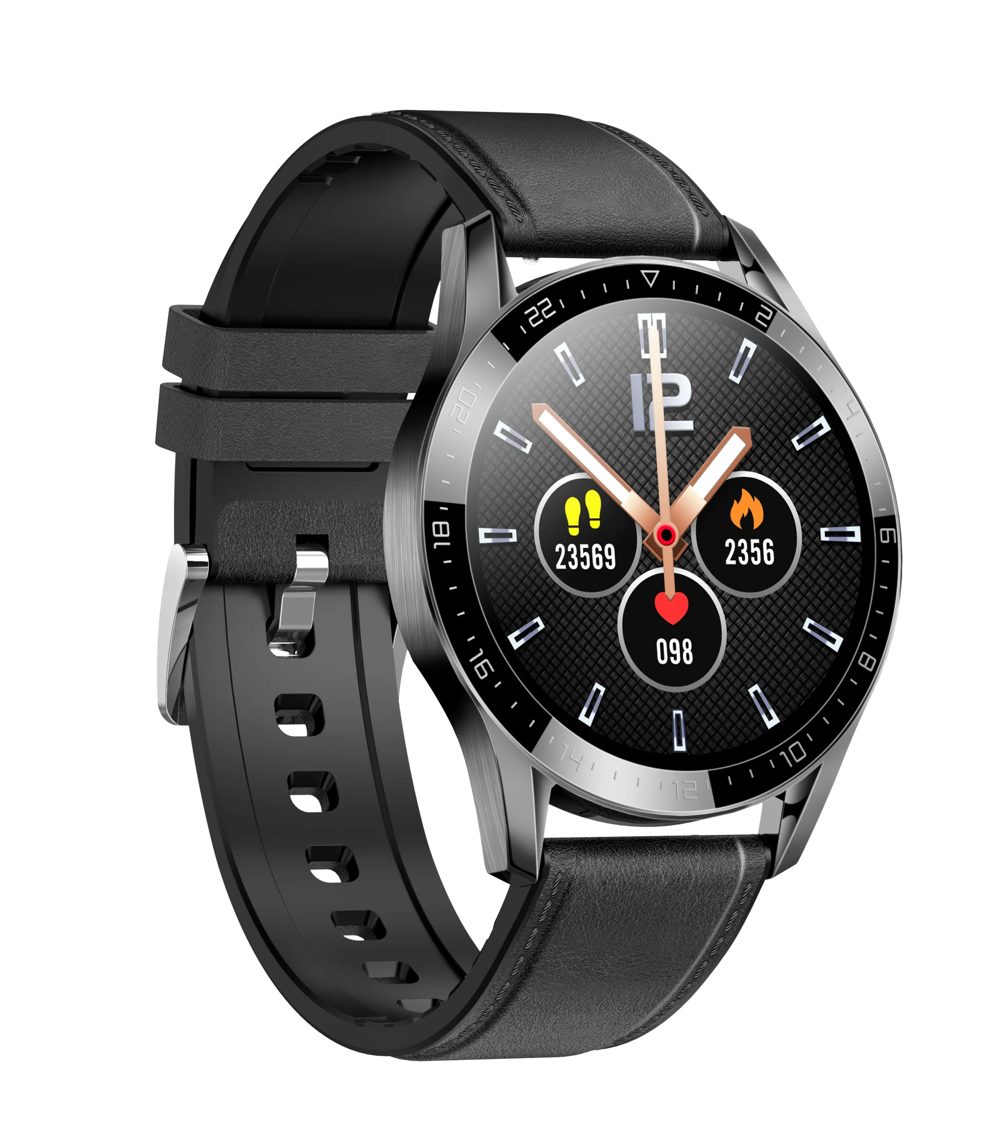 

Cheap HL05 Waterproof IP68 BLE call Round Full touch screen Support ECG monitor Health Smart Wrist Business watch