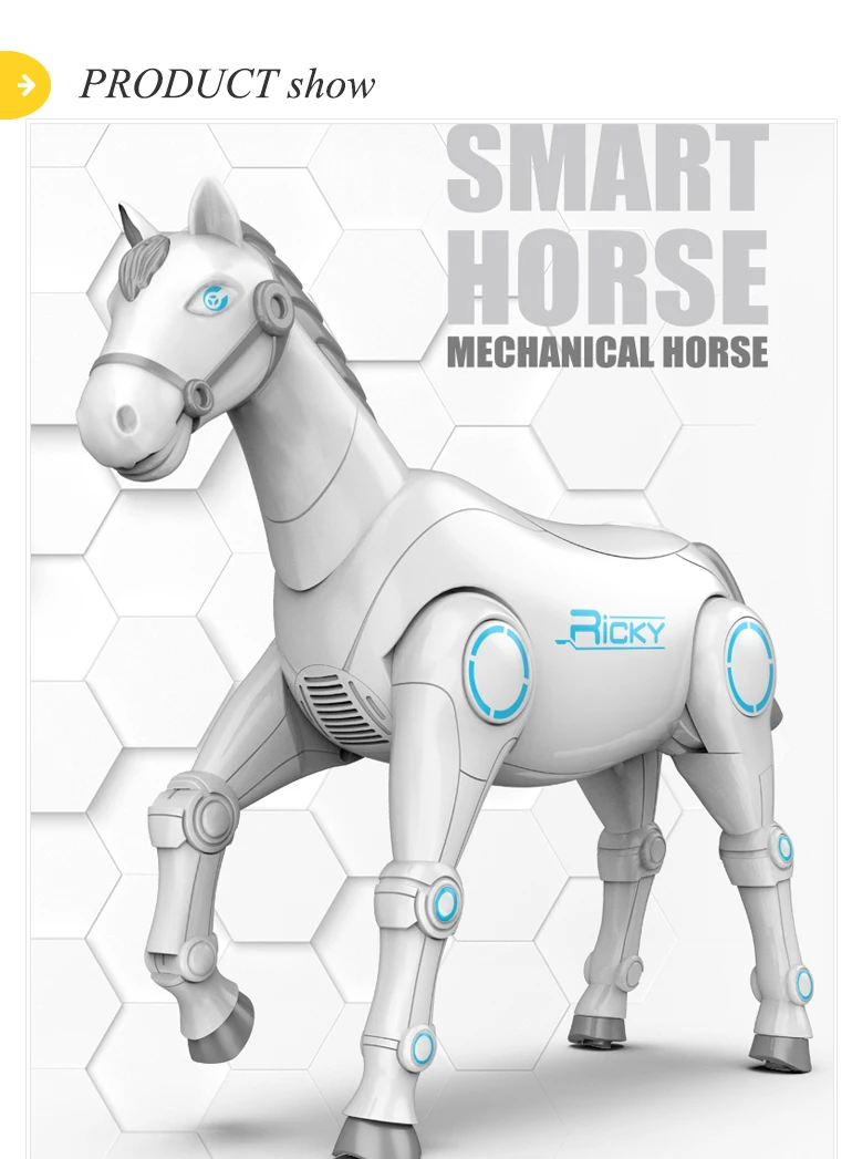 Interactive Walking Infrared Robot Rc Animals Toy Remote Control Horse