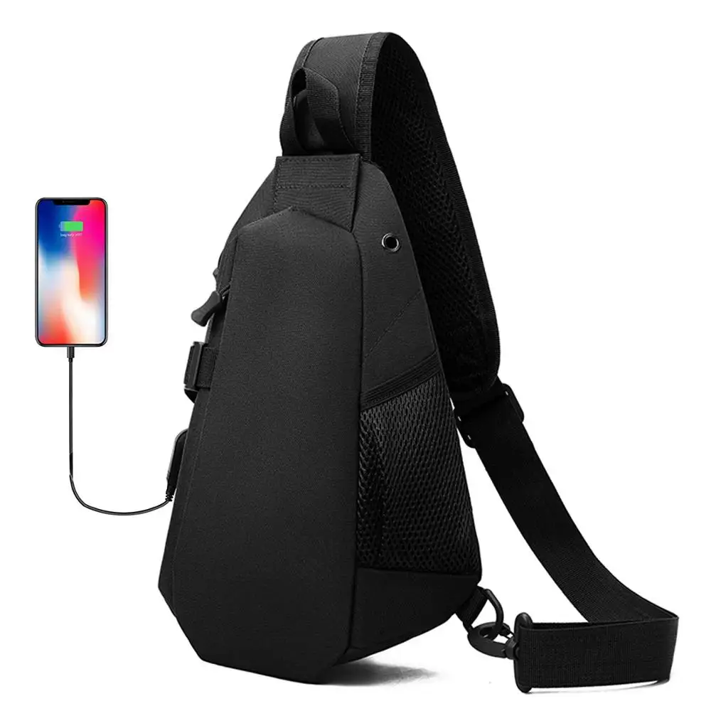 

Tactical Sling Bag Men's Chest Bag Outdoor Daypack Crossbody Shoulder Backpack For Hiking Camping, Customized color is available