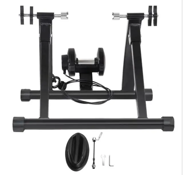 

New design bicycle magnetic trainer bike roller trainer bike fitness gym equipment for sale, Balck