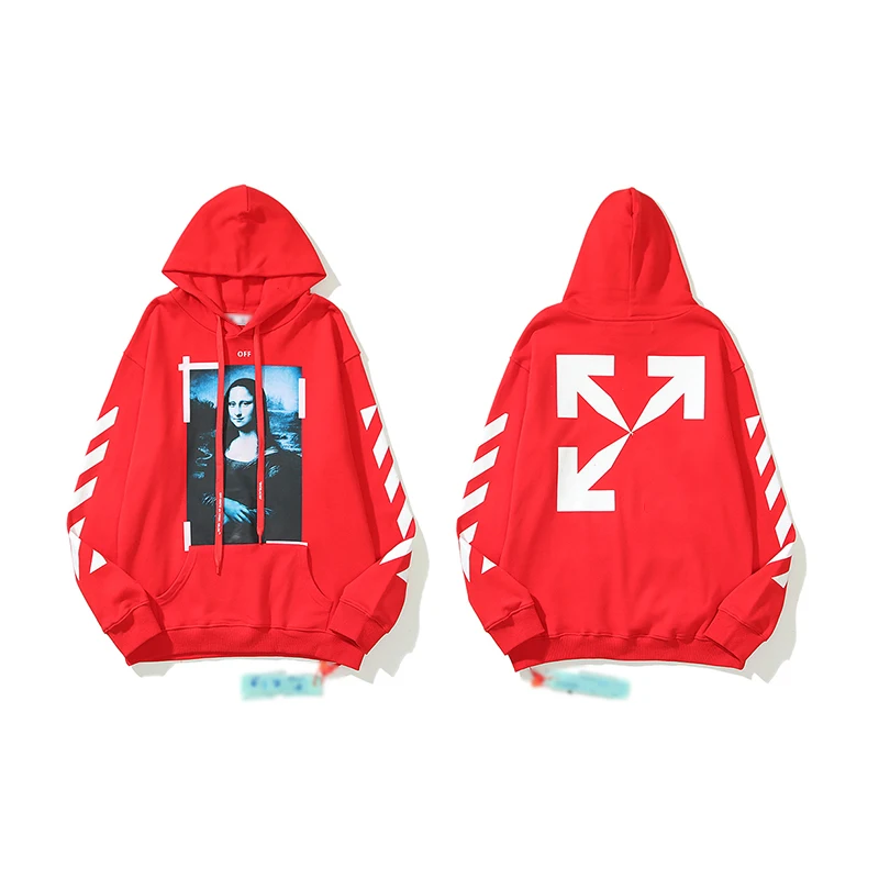 

2021SS autumn/winter new style offwhite hoodie high quality pure cotton hoodie mens printed Pullover hoodie sweatshirt